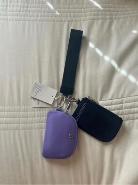 lululemon athletica Dual Pouch Wristlet True Navy/Dark Lavender